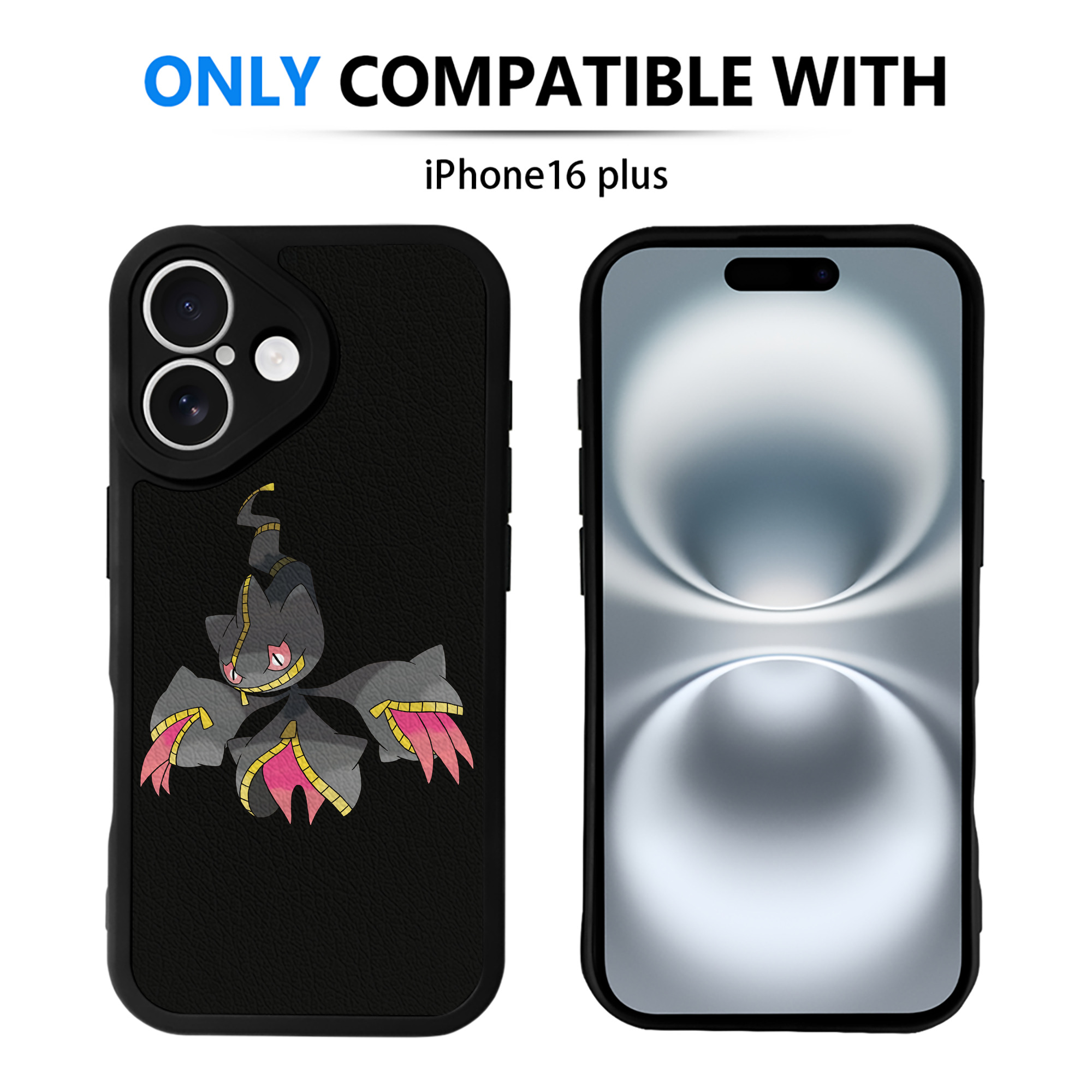 （画像用） ポケットモンスター Pokémon 【iPhone 16シリーズ対応】シリコンスマホケース（レザー調） 材質：シリコン